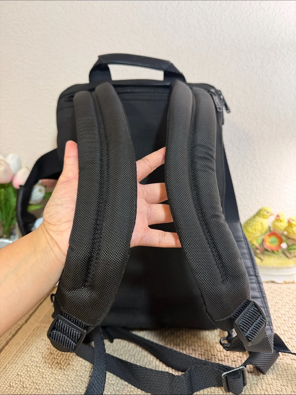 TUMI Alpha Expandable Convertible Briefcase Backpack Ballistic w/ Hang Tag